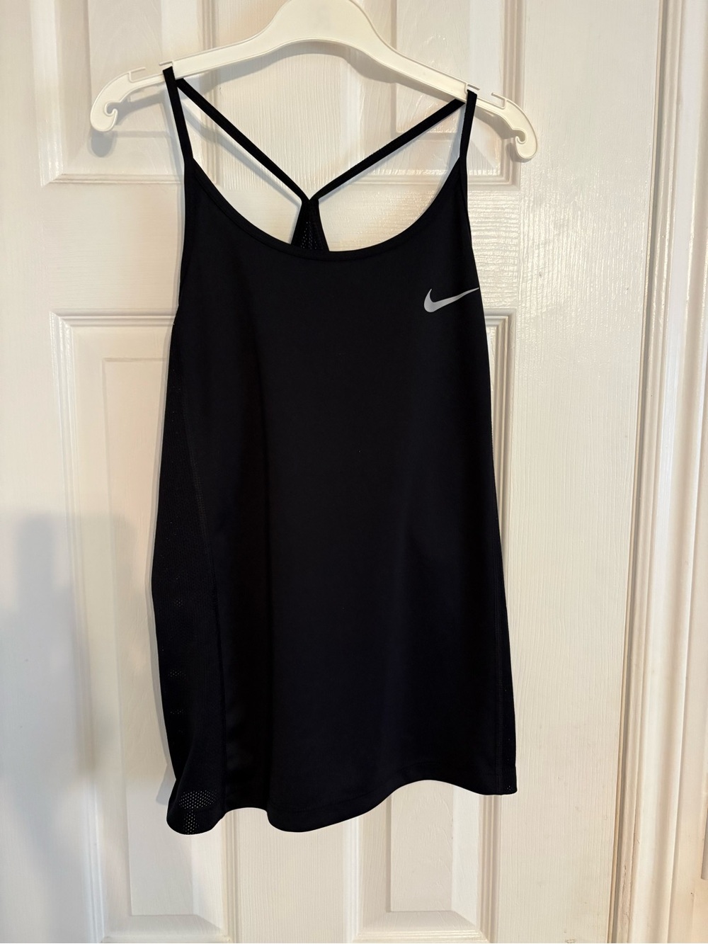 Nike Black Strappy Athletic Camisole with Swoosh